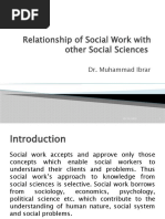 Lecture 3 Relationship of Social Work With Other Social Sciences