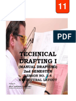 Technical Drafting I: (Manual Drafting) 2Nd Semester