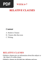 Relative Clauses