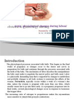 Obstetric & Gynecology Nursing: Topic-Physiological Changes During Labour