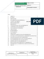 PL-SST-002 Plan de Preparación y Respuesta Ante Emergencias