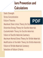 Failure Theories Under Static Loading