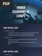 Human Geography of Europe