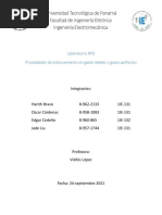 Lab#3 Gas Ideal y Perfecto.