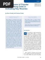 Effectiveness of Popular Race Walking Drills