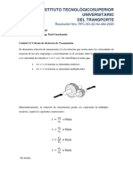 2.5 Cálculo de Relación de Transmisión