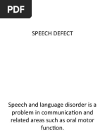 Speech Defect