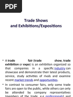 Trade Shows and Exhibitions