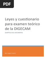 Articulos de La Ley de Armas y Municiones Que Todo Usurio Debe Conocer