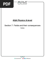 Detailed Notes - Section 07 Fields and Their Consequences - AQA Physics A-Level