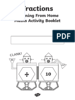 Au t2 M 234 Austalia Fractions Learning From Home Maths Activity Booklet - Ver - 1