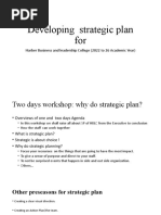 Strategic Plan Workshop