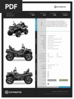 CFMOTO Spec Sheets - CFORCE 625 T