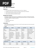 1.5.4 Lab - My Local Network