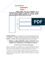 Evaluacion de Desempe o