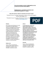 Analisis Cuantitativo de Una Mezcla de Dos Componentes Cuyos Espectros Se Solapan Parcialmente