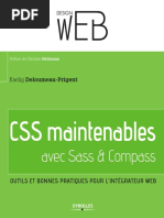 CSS Maintenables Avec Sass-Compass Outils Et Bonnes Pratiques Pour L'intégrateur Web (Deloumeau-Prigent, Kaelig Heilmann, Christian)