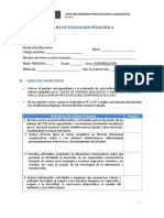 Ficha de Evaluacion Pedagógica de Textos Comunicación