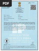 Granted Indian Patent Certificate