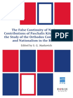 The False Continuity of Nations. Contributions of P.kitromilides in The Study of Orthodoc Commonwealth & Nationalism in The Balkasn