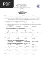 Quarter 1 Summative Test 1: Name: - Section: - Score