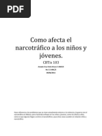 El Narcotrafico y Los Niños