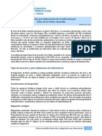 Diagnóstico Por Laboratorio de La Infección Por Virus de La Fiebre Amarilla