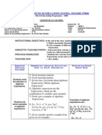 Lesson Plan Maths