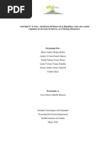 Actividad N 6 Foro Incidencia Del Banco de La Republica