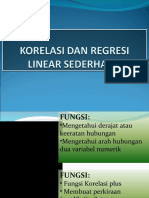 Materi Korelasi Regresi