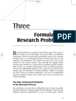 Formulating Research Problem