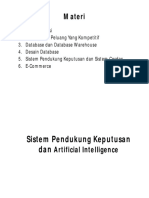 Sistem Pendukung Keputusan Dan Artificial Intelligence