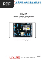 Generator Automatic Voltage Regulator Operation Manual
