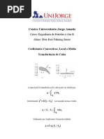 Fenomenos II - Coeficiente Convectivo