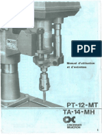 Cincinnati Milacron PT-12-MT Et TA-14-MH Notice