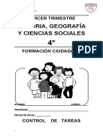 Historia, Geografía Y Ciencias Sociales: Tercer Trimestre