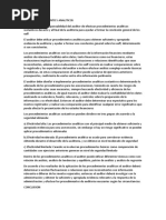 Nia 520 Procedimientos Analiticos