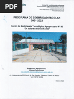 Programa de Seguridad Escolar