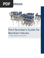 Part Numbers Guide For Bardiani Valves.: Canada and North America Edition