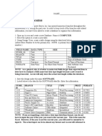 Exercise 1A - Access: Store - ID Branch Title Type Price Purdate