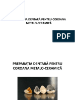 1.preparația Dentară Pentru Coroana Metalo-Ceramică