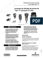 Válvula de Exceso de Flujo