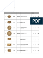 Lista de Precios Tablas de Madera de La Roca - Enero 2022