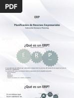 Planificación de Recursos Empresariales: Enterprise Resource Planning