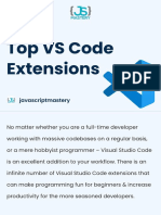 Top VS Code Extensions CheatSheet