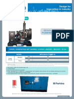 60 kVA / 48 KW POWERED by Perkins: MPG-60 KVA-PK@50Hz