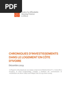 Chroniques D'investissements Dans Le Logement en Côte D'ivoire