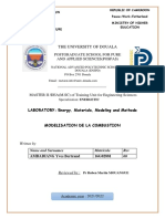 TPE Modélisation de La Combustion - Équation de Von Karman