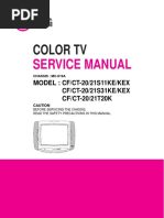 Color TV: Service Manual