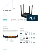 Archer C50 (ES) 6.0 - Datasheet